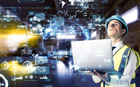 Industrial technology concept.